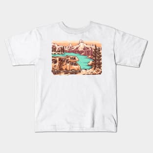 Camping Car Kids T-Shirt